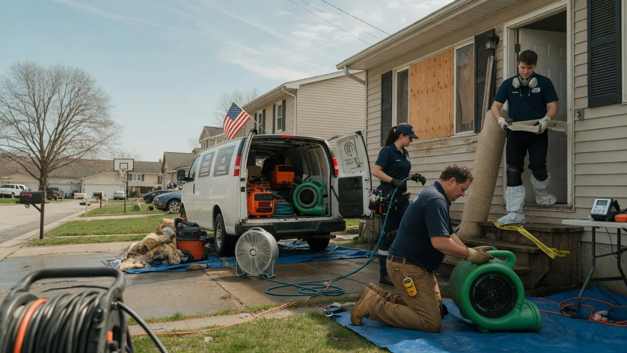 Water Damage Restoration in Lee, IL near me